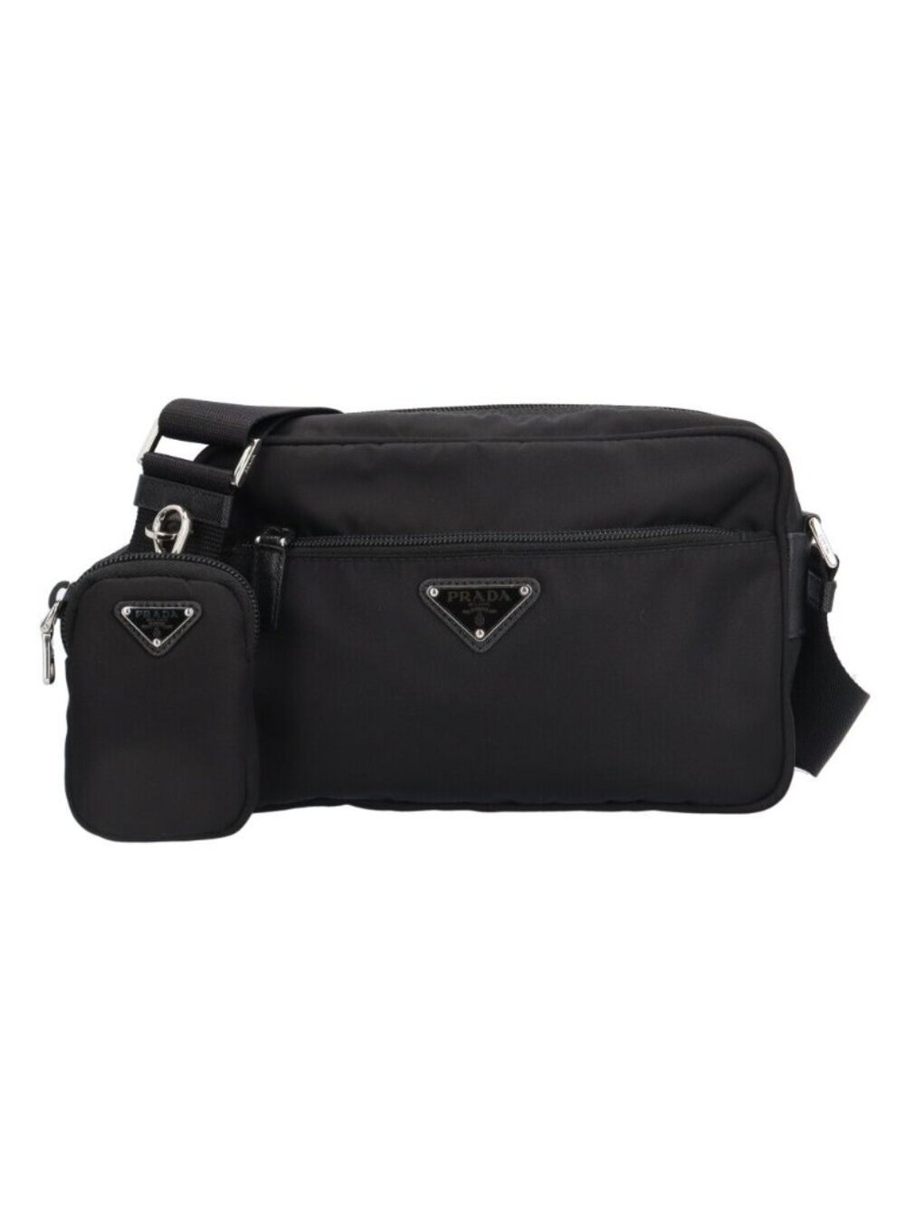 Prada Shoulder Bag Re-Nylon Black